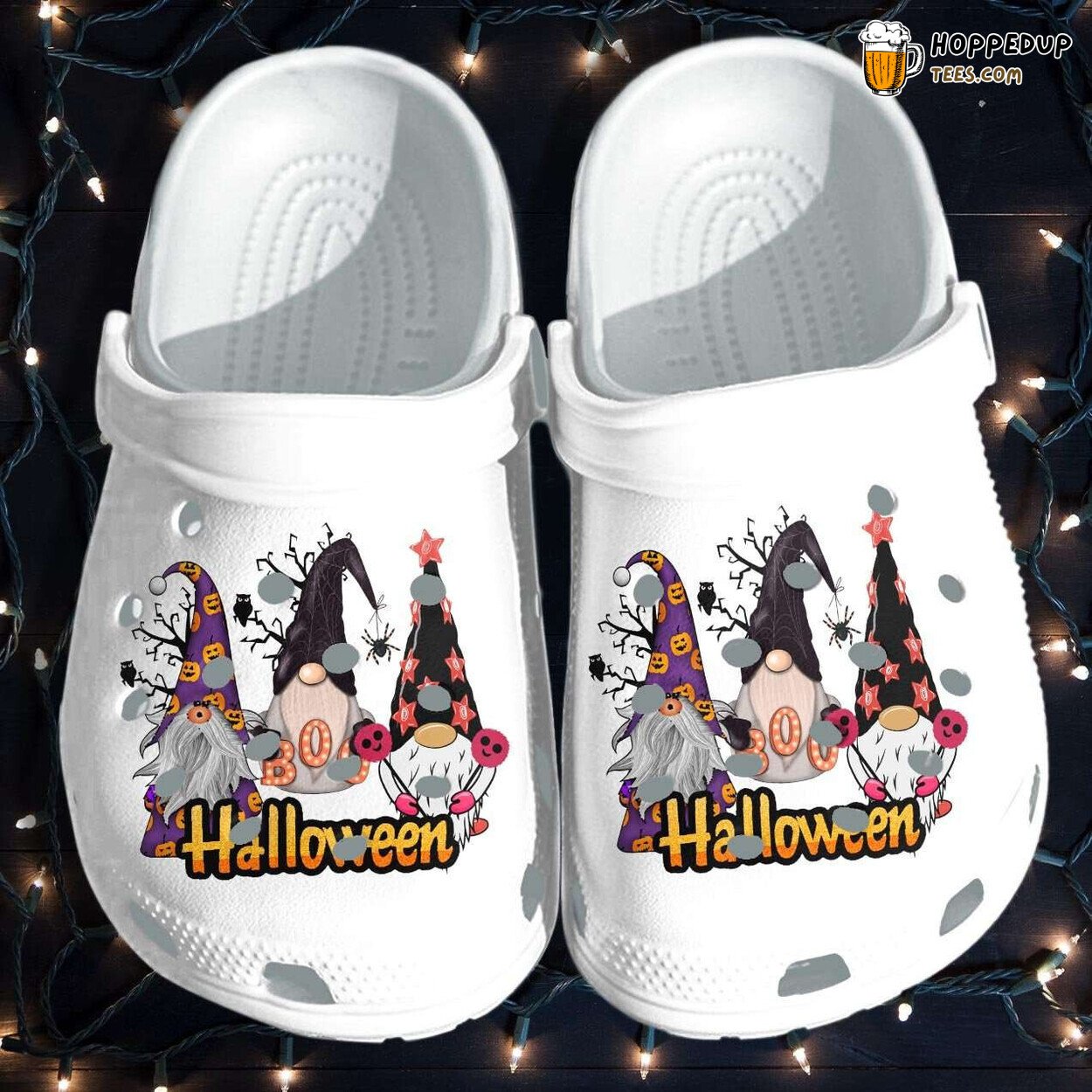 Halloween Gnomies Boo Boo Themed Comfortable Stylish Unique Clogs