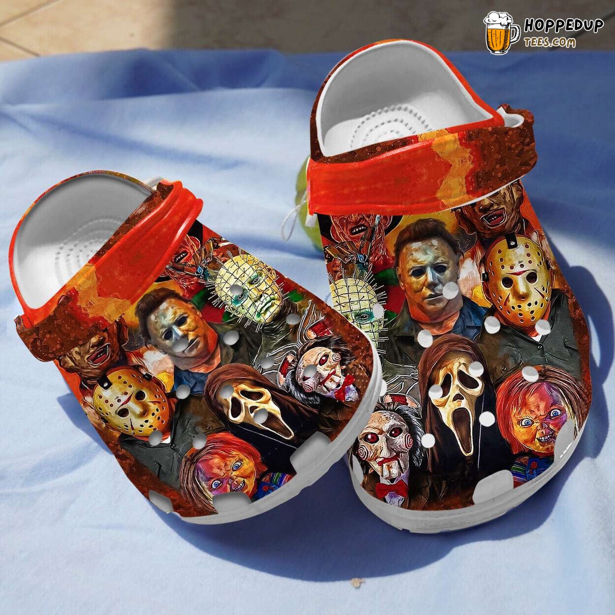 Halloween Horror Movie Characters Themed Comfortable Clogs Unique