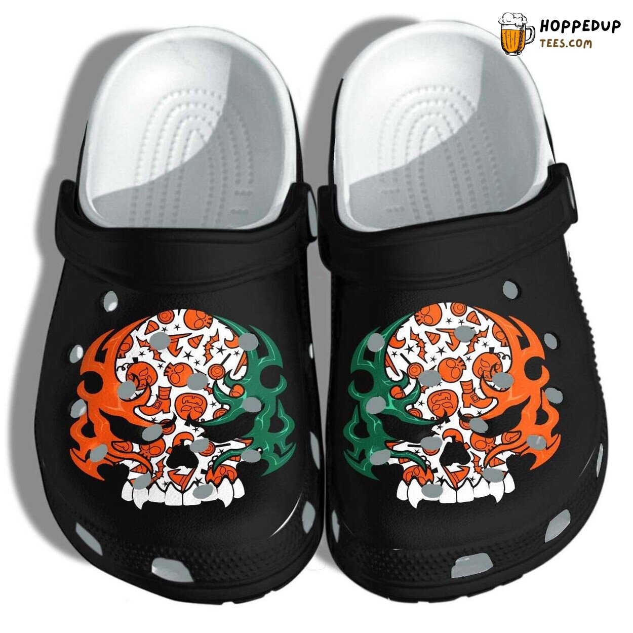 Halloween Irish Themed Classic Comfortable Unique Clogs Shoes Style
