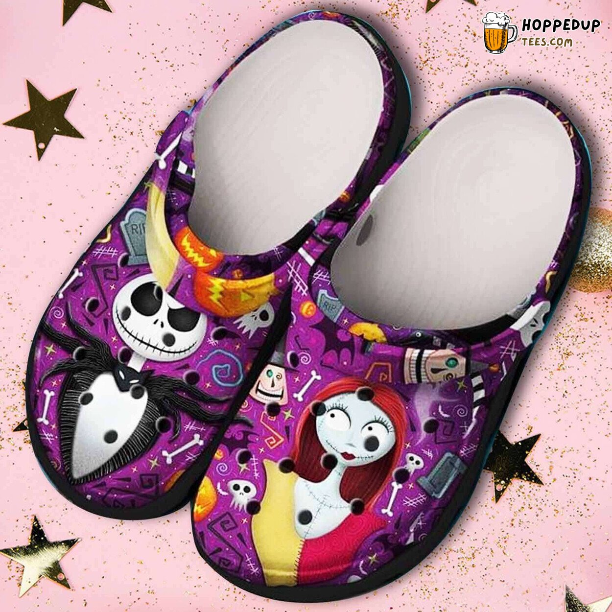 Halloween Jack Skellington Sally Tnbc Themed Clogs Shoes