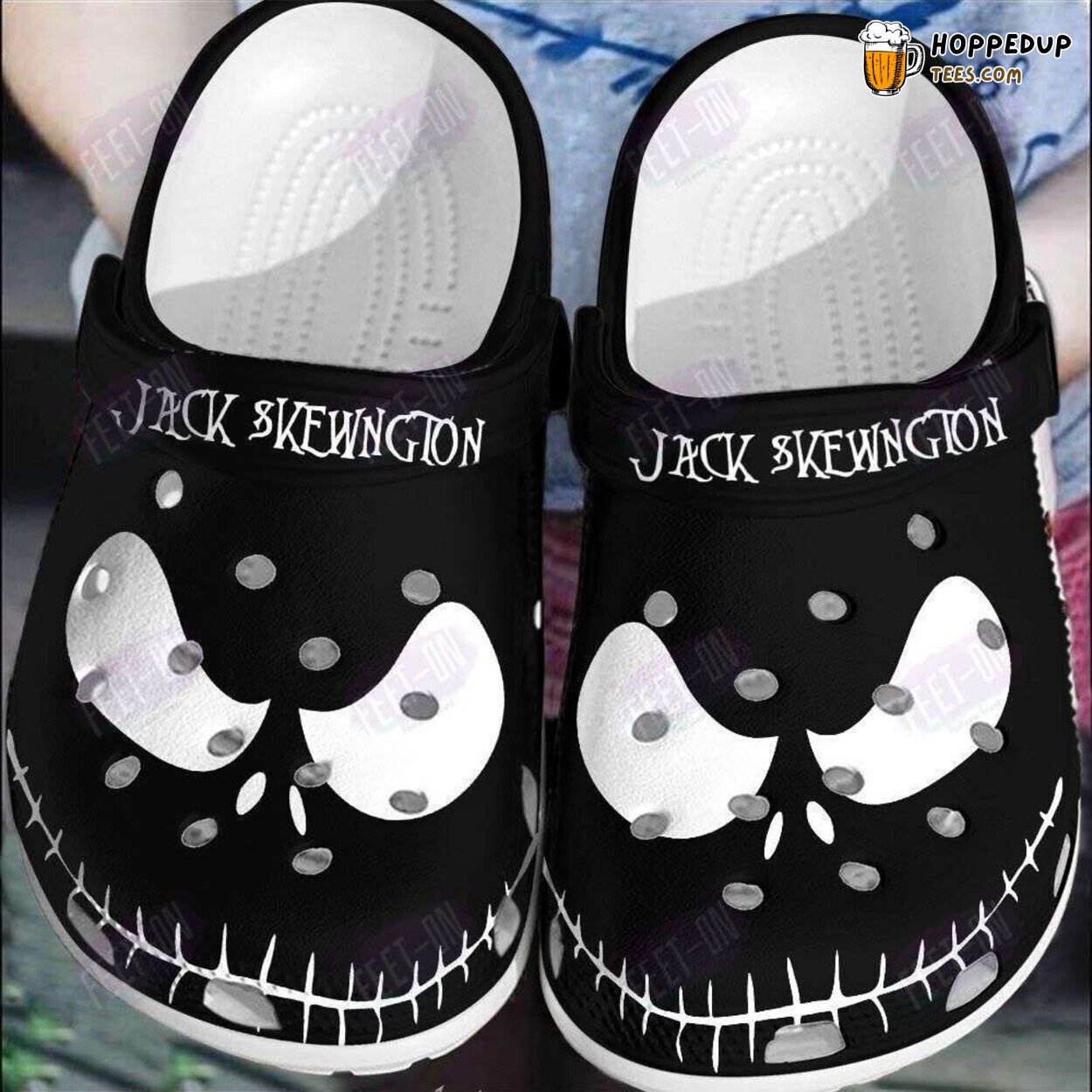 Halloween Jack Skellington Venom Horror Movies Themed Clogs