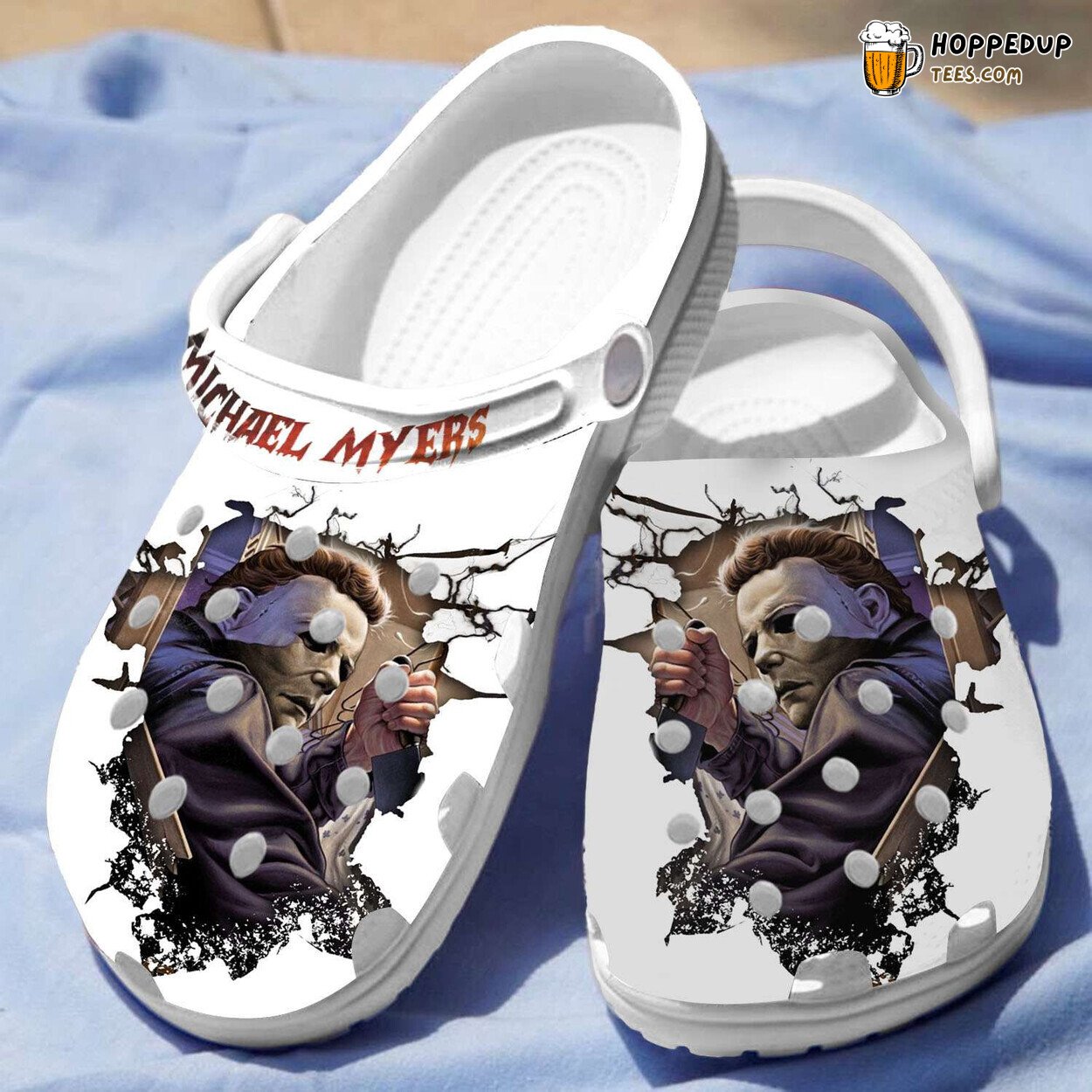 Halloween Michael Myers Themed Clogs Spooky Season Special Comfort Shoes