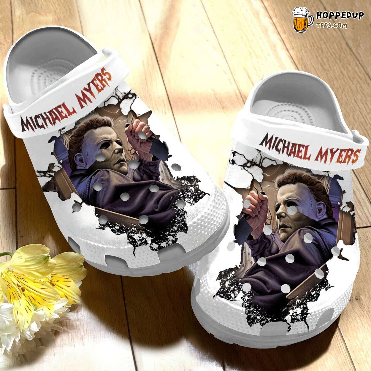 Halloween Michael Myers Themed Comfortable Unique Design Clogs