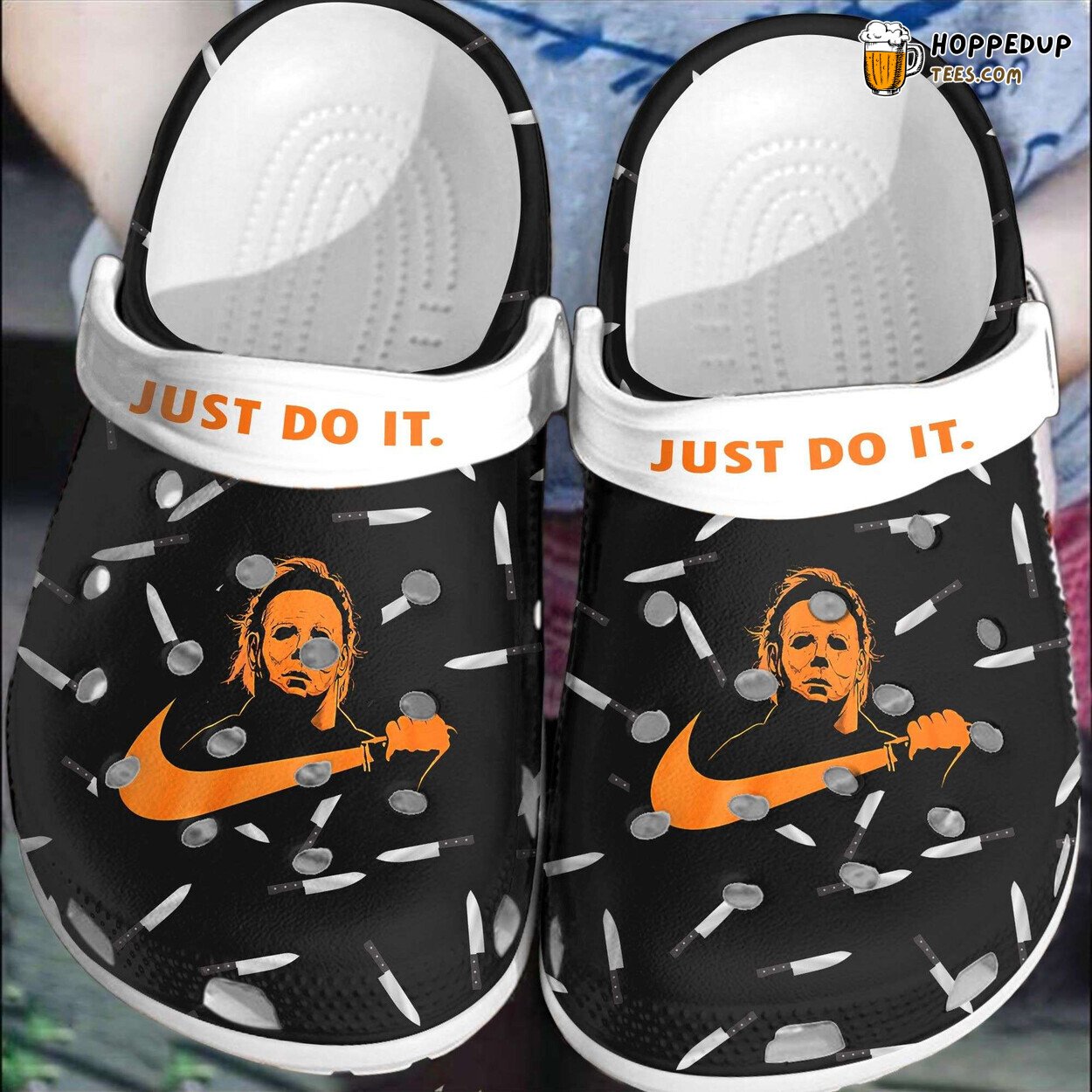 Halloween Movie Just Do It Michael Myers Characters Horror Clogs