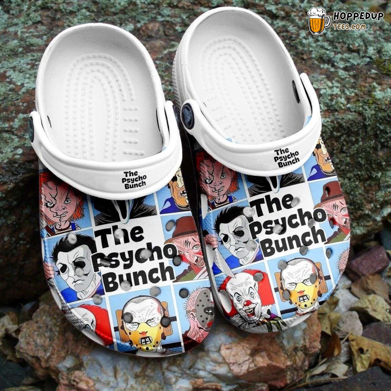 Halloween Psycho Bunch Top Killer Characters Movie Themed Clogs
