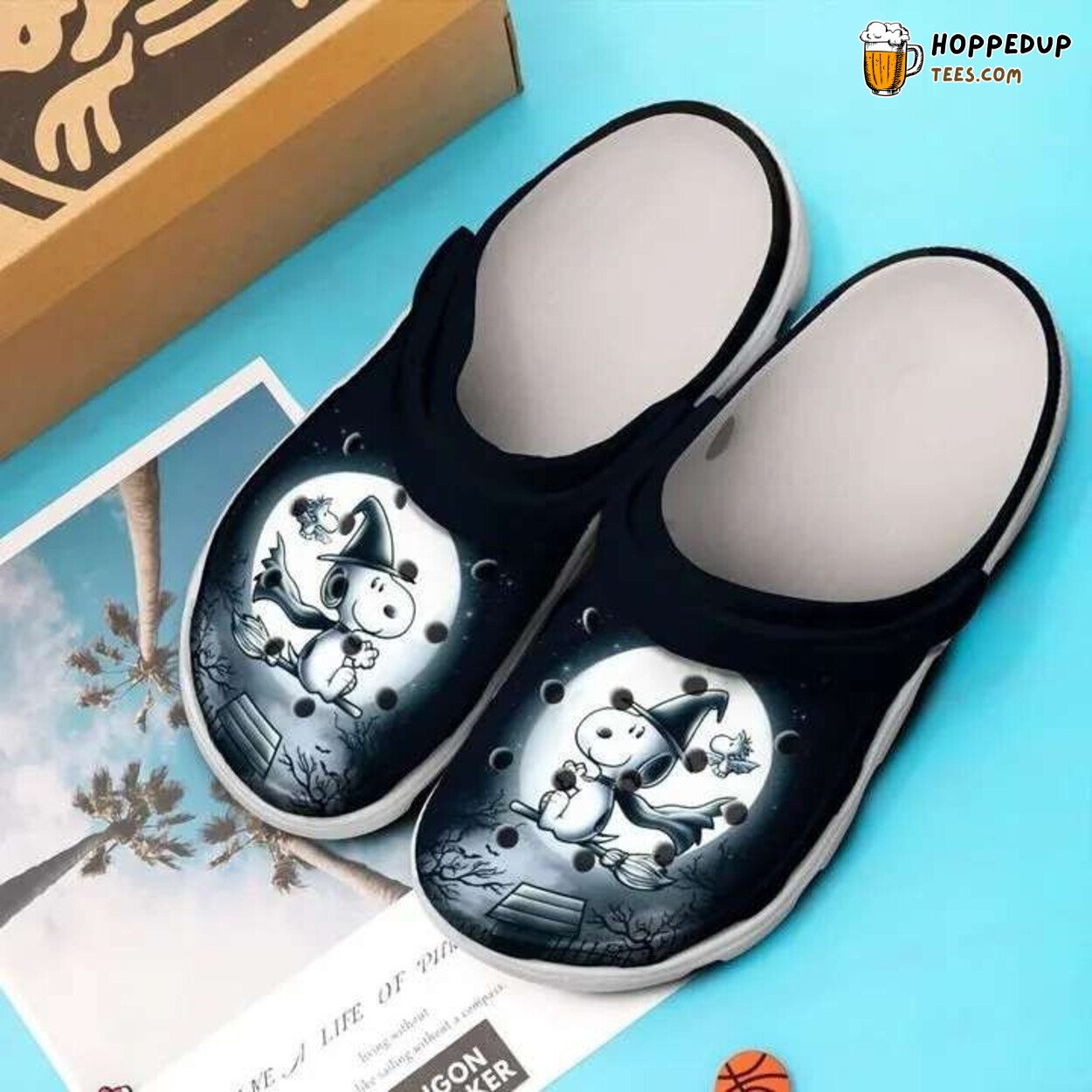 Halloween Snoopy And Charlie Brown Themed Clogs Unique Cartoon Design