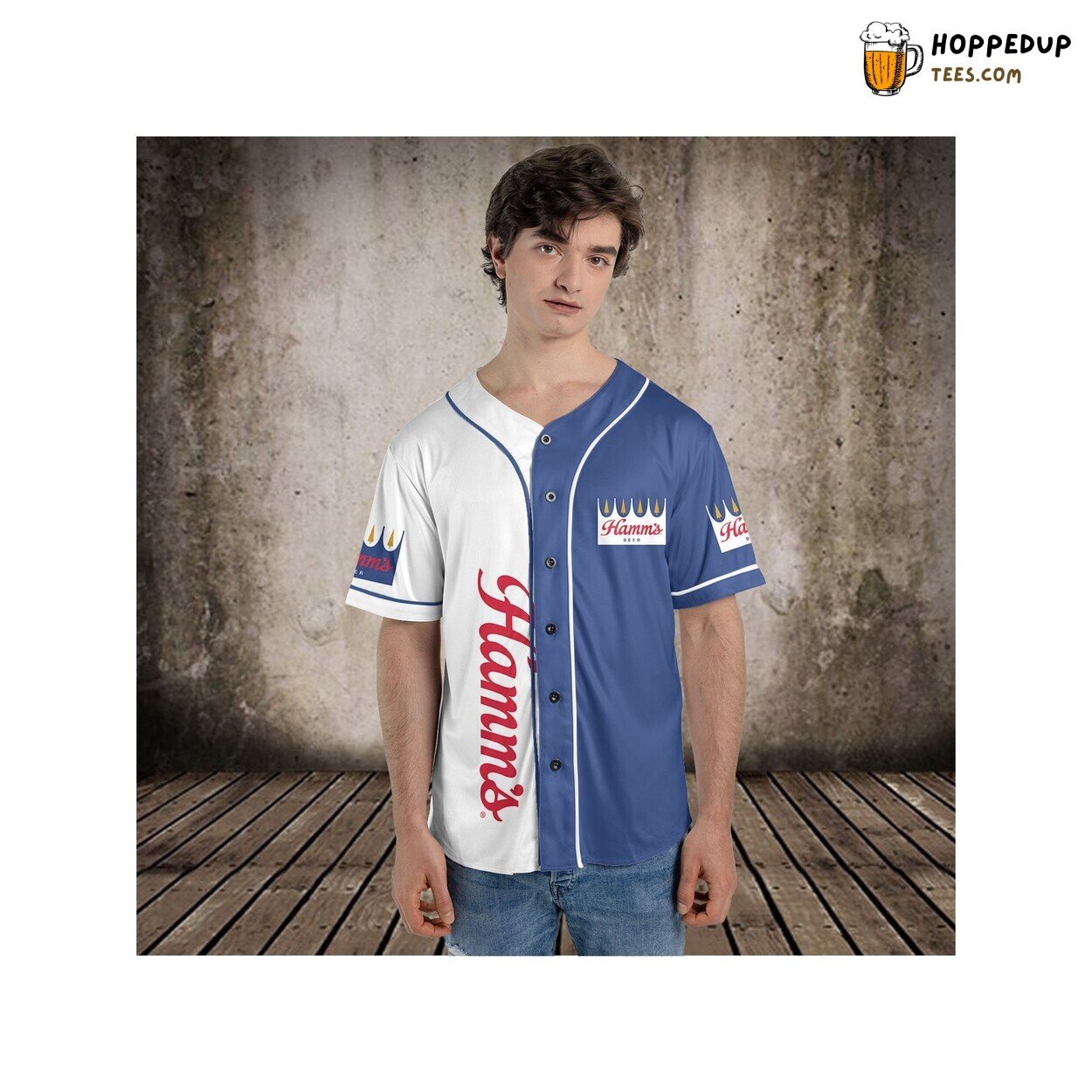 Hamms Beer Baseball Jersey T Shirt Vodka Beer Lovers Perfect Design