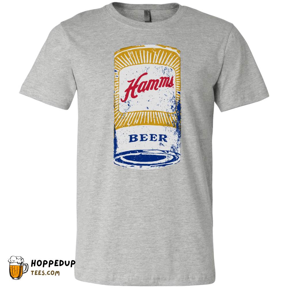 Hamm’s Beer Can Heather Ice Blue Tee – HU