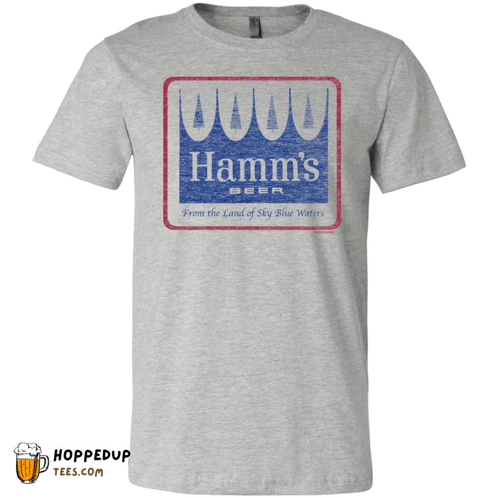 Hamm’s Beer Classic White Logo Tee – HU