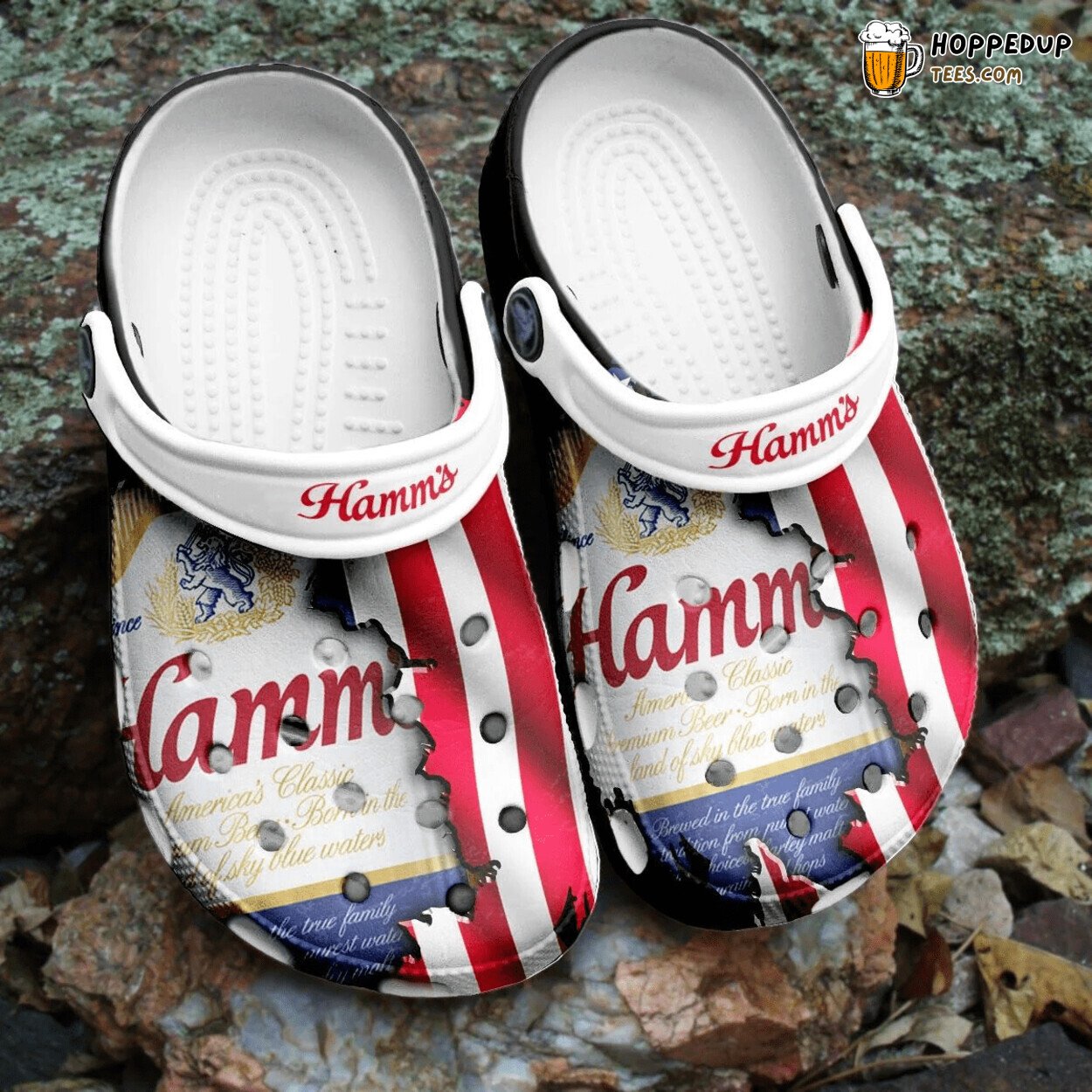 Hamms Beer Comfortable Clogs Durable Unique Style Footwear