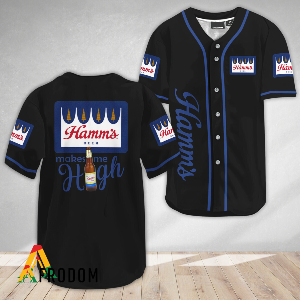 Hamm’S Beer High Spirit Sports Baseball Jersey HU