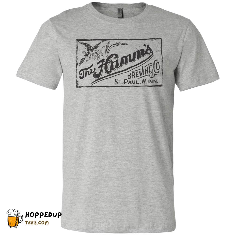 Hamm’s Beer Label Athletic Heather Tee – HU