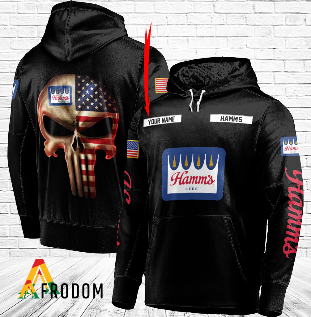 Hamm’S Beer Personalized Black Flag Hoodie HU