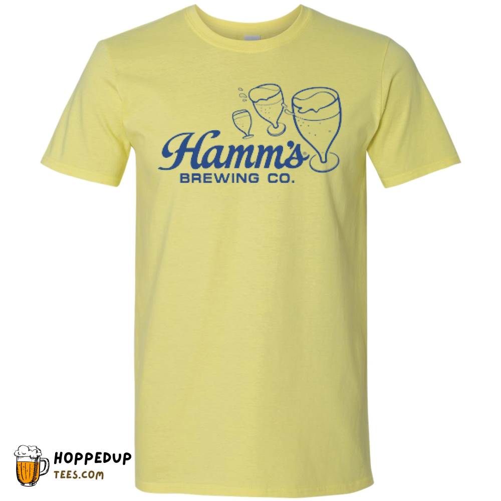 Hamm’s Beer Retro Glasses Cornsilk T-Shirt – HU