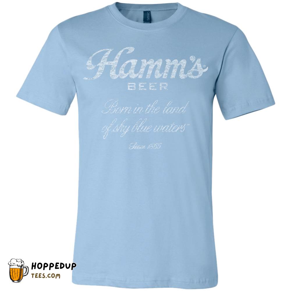 Hamm’s Beer Slogan Light Blue T-Shirt – HU