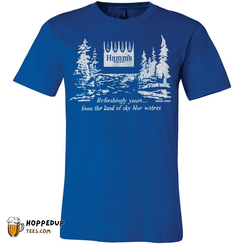 Hamm’s Beer True Royal Vintage Ad Tee – HU