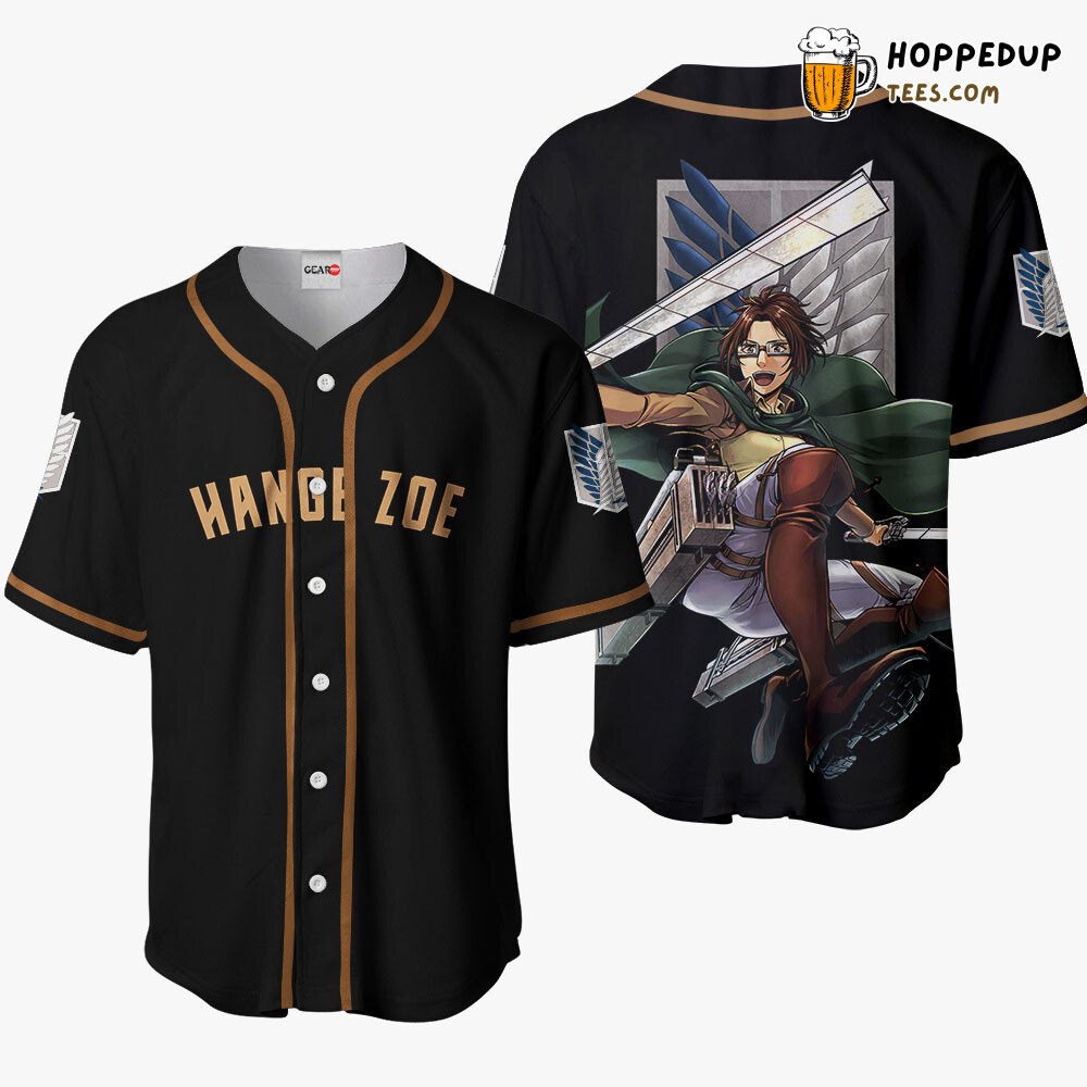 Hange Zoe Distinctive Unique Anime Design Baseball Jersey Collection Style Hange Zoe Distinctive Unique Anime Design Baseball Jersey Collection Style