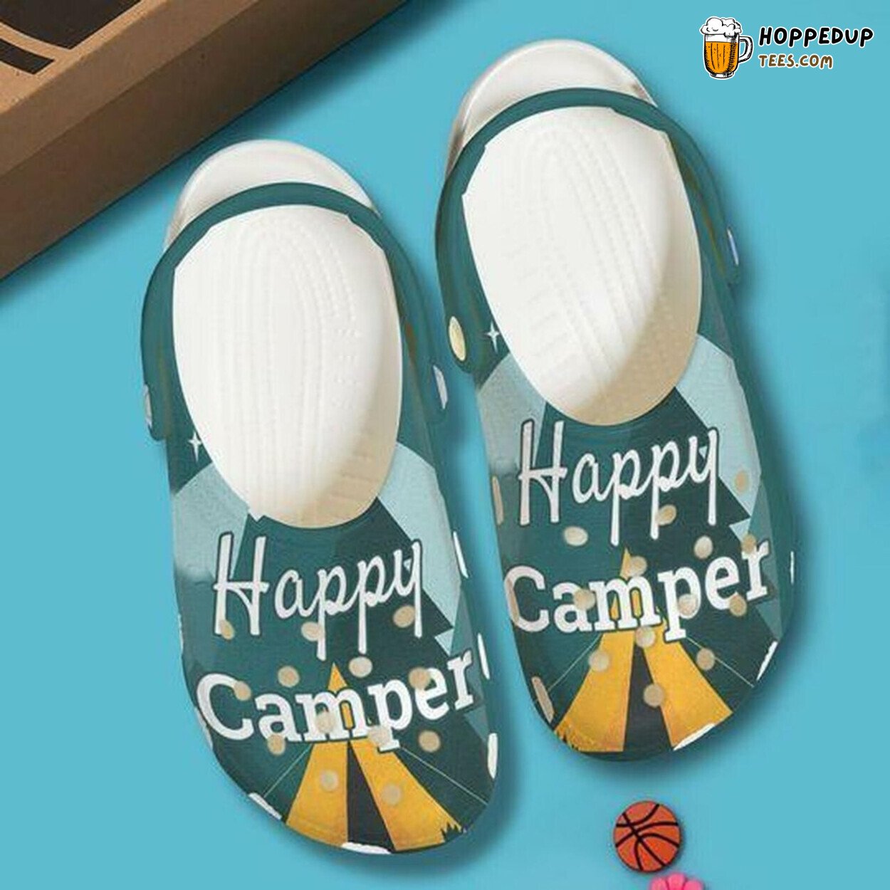 Happy Campers Personalized Lover Gift Comfy Rubber Clog Footwear