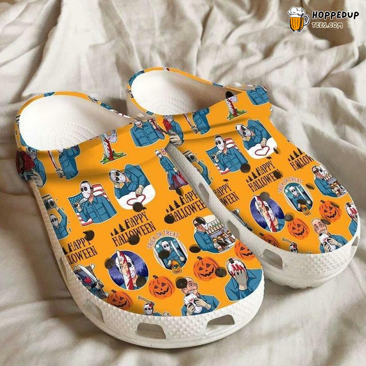 Happy Halloween Jason Voorhees Themed Classic Comfort Clogs Shoes