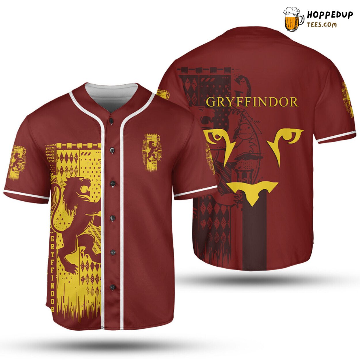 Harry Potter Gryffindor Baseball Jersey Unisex Jersey Shirt