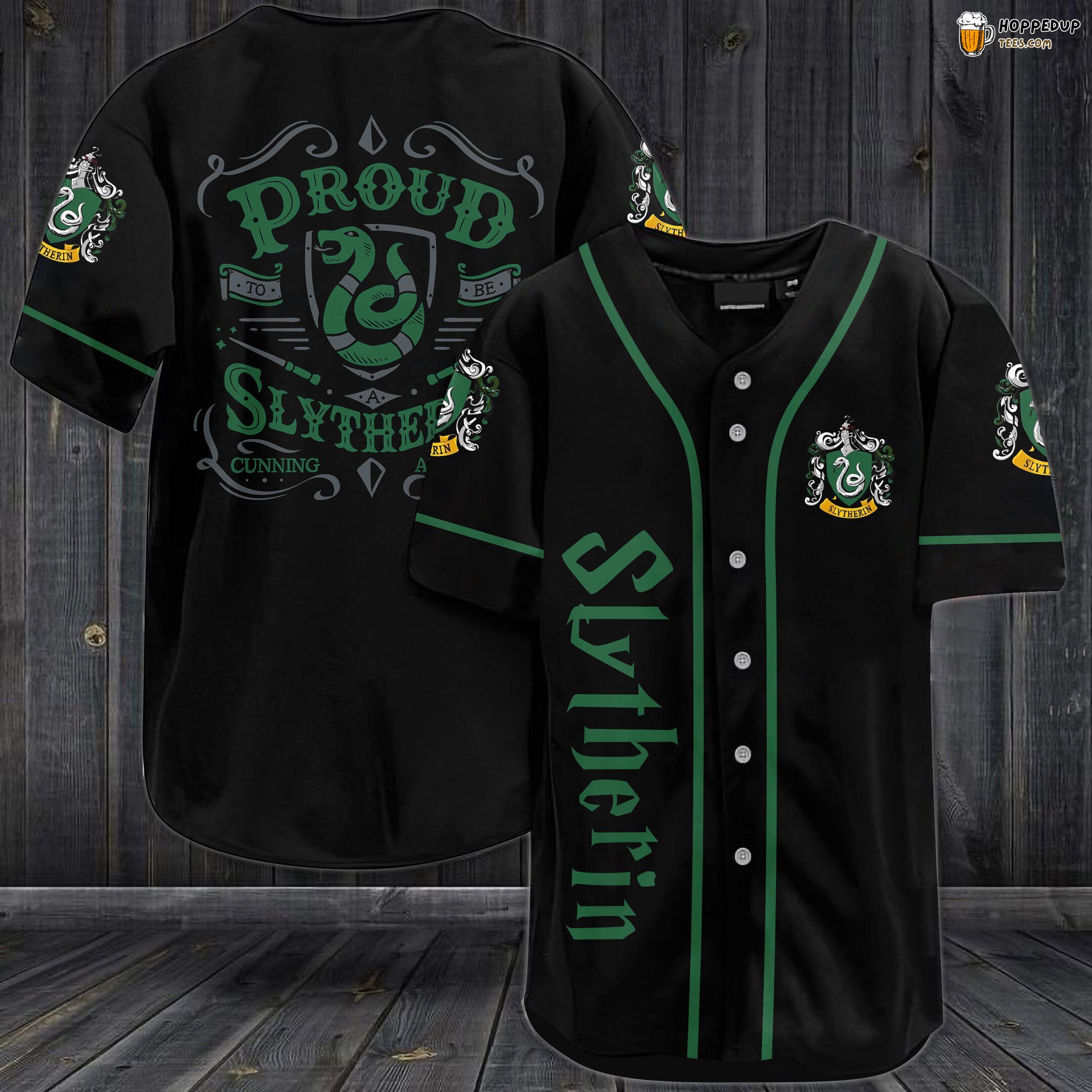 Harry Potter Proud Of Slytherin Baseball Jersey Unisex Jersey Shirt