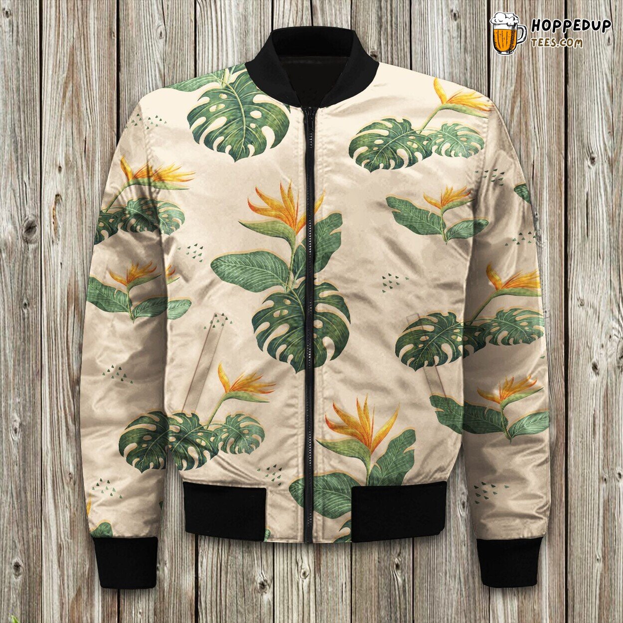 Hawaii Lover’s Choice Winter Bomber Jacket Tropical Dream Theme