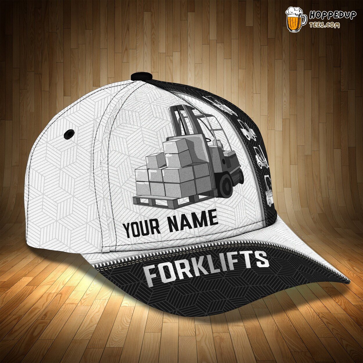 Heavy Lifting Series 3D Classic Cap Forklifts Personalized Name Edition