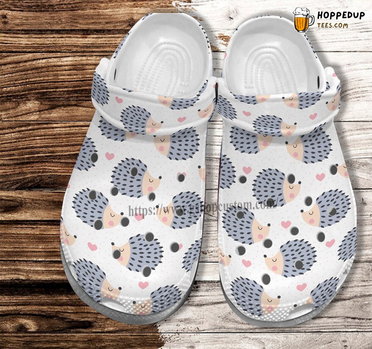 Hedgehog Chibi Cute Birthday Gift Daughter Croc Shoes Special