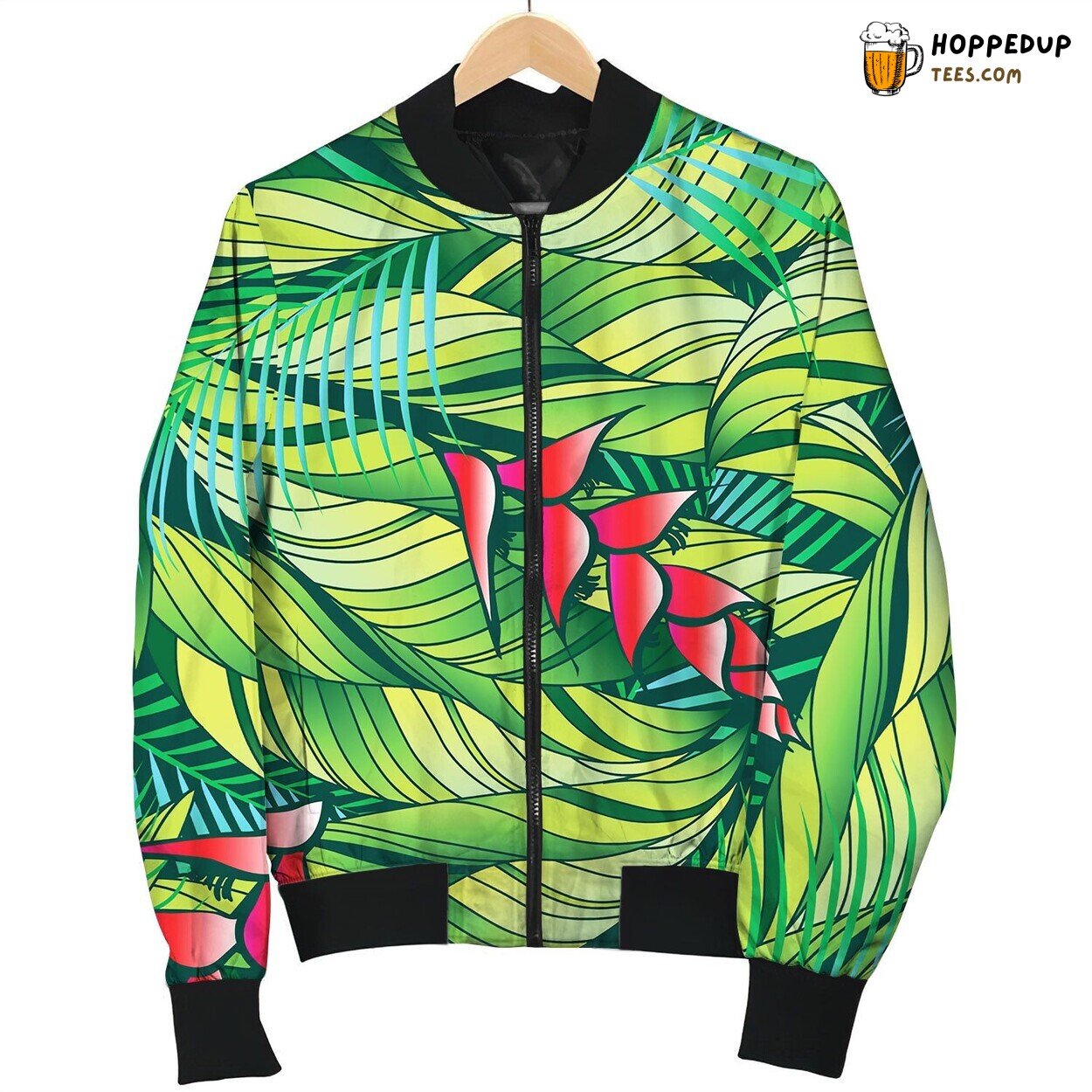Heliconia Tropical Bomber Jacket