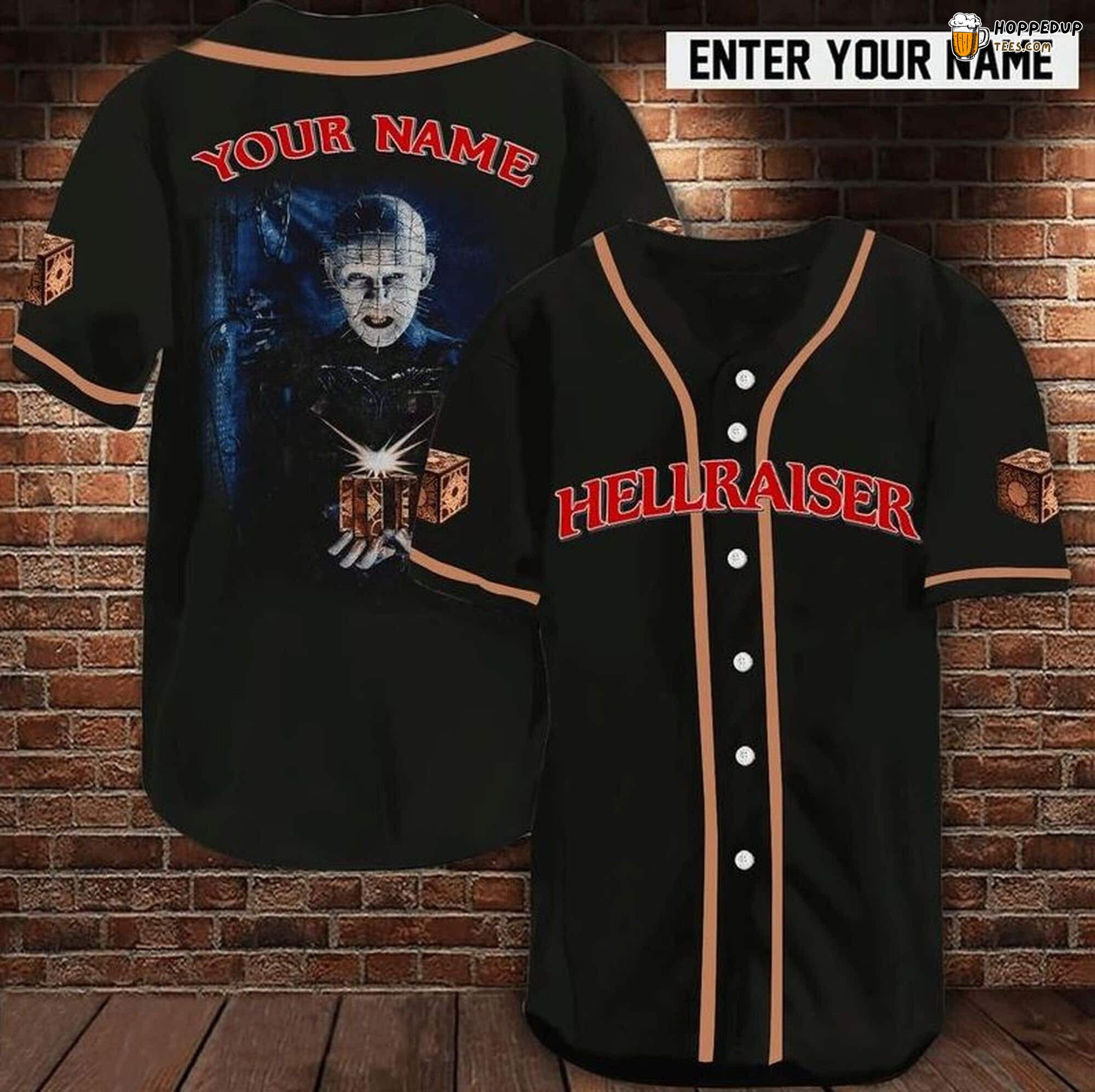 Hellraiser Movie Lovers Gift Baseball Jersey Personalized Unique Design