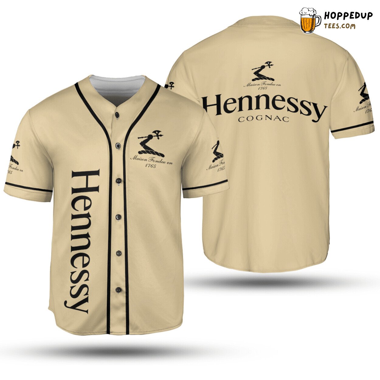 Hennessy Cognac Maison Fondee en 1765 Baseball Jersey Shirt