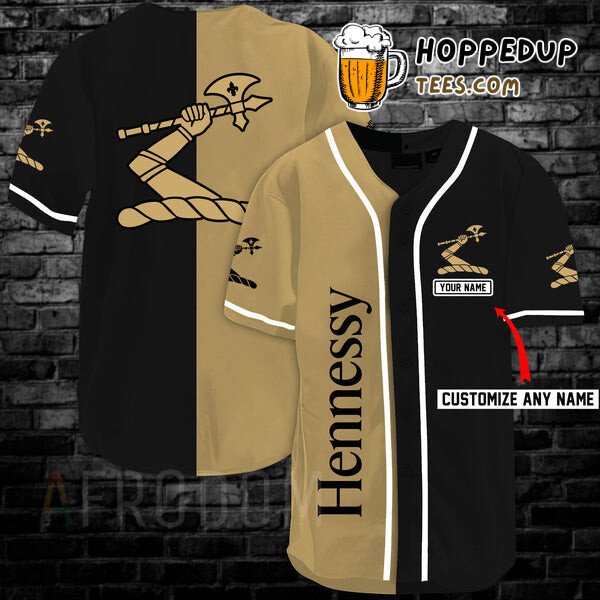 Hennessy Inspired Unique Design Personalized Baseball Sportswear
