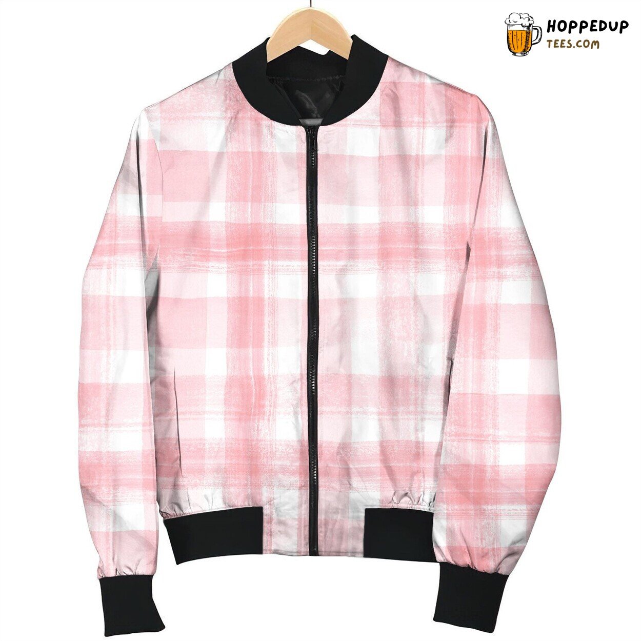 Highland Rose Floral Winter Bomber Jacket Romantic Bloom Elegance