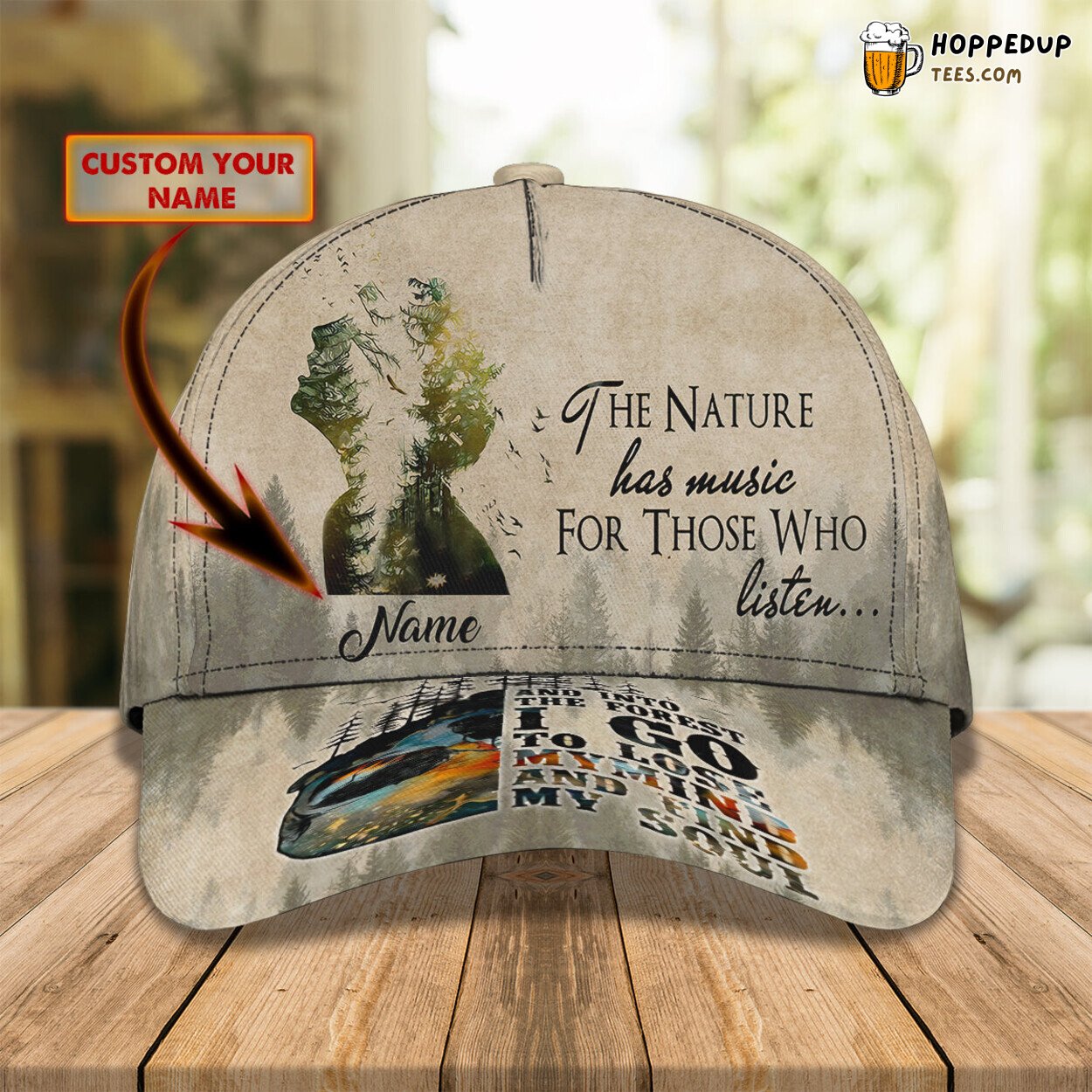Hiking Enthusiast 3D Classic Cap Personalized Name Unique Elegant Premium Style