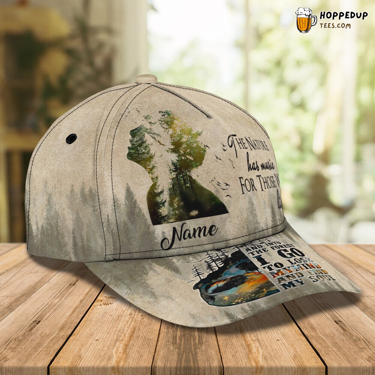 Hiking Enthusiast 3D Classic Cap Personalized Name Unique Elegant Premium Style