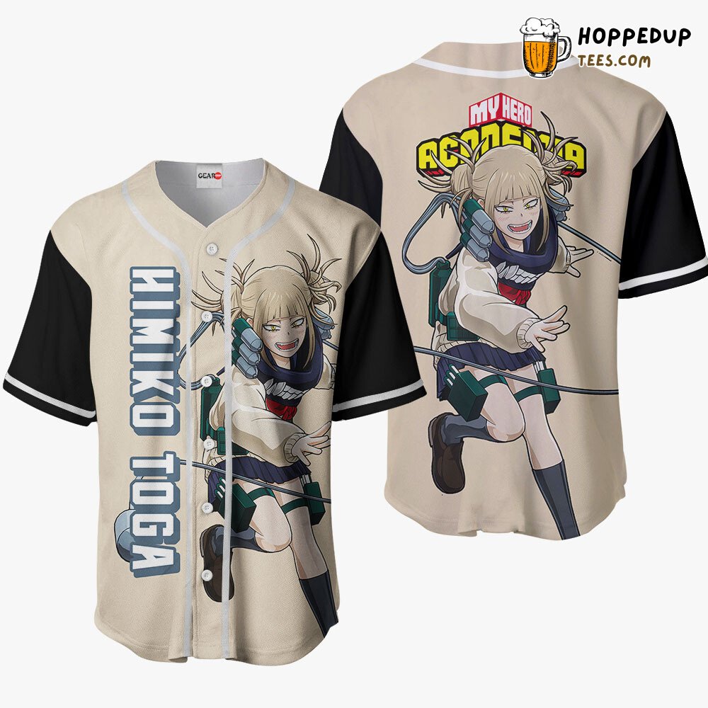 Himiko Toga Distinctive Anime Baseball Jersey Unique Design Collection Style Himiko Toga Distinctive Anime Baseball Jersey Unique Design Collection Style