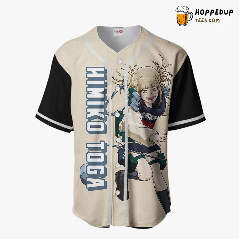 Himiko Toga Distinctive Anime Baseball Jersey Unique Design Collection Style