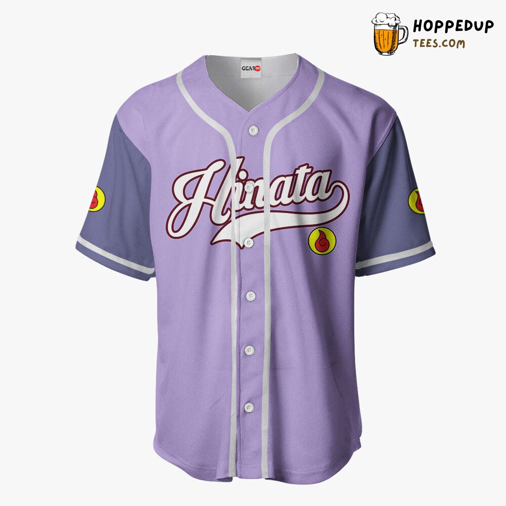 Hinata Hyuga Distinctive Anime Symbol Baseball Jersey Unique Design