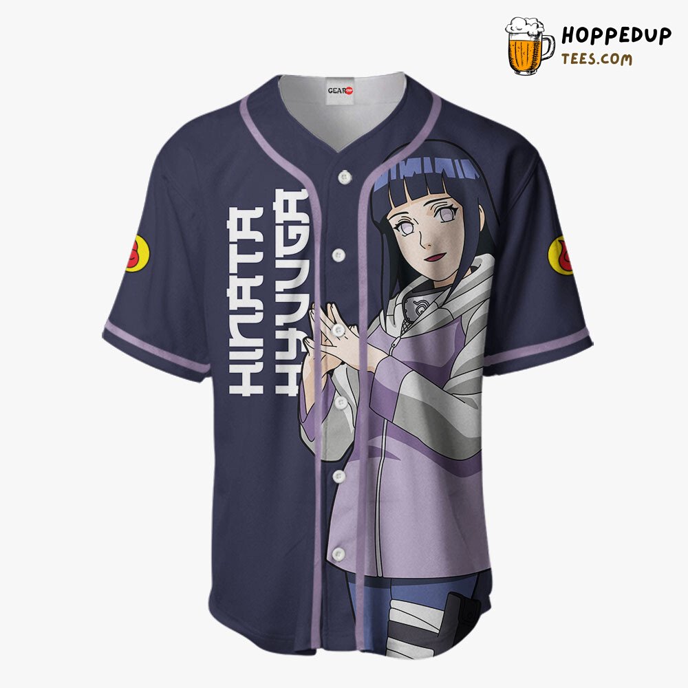 Hinata Hyuuga Unique Anime Collection Design Baseball Jersey Distinctive