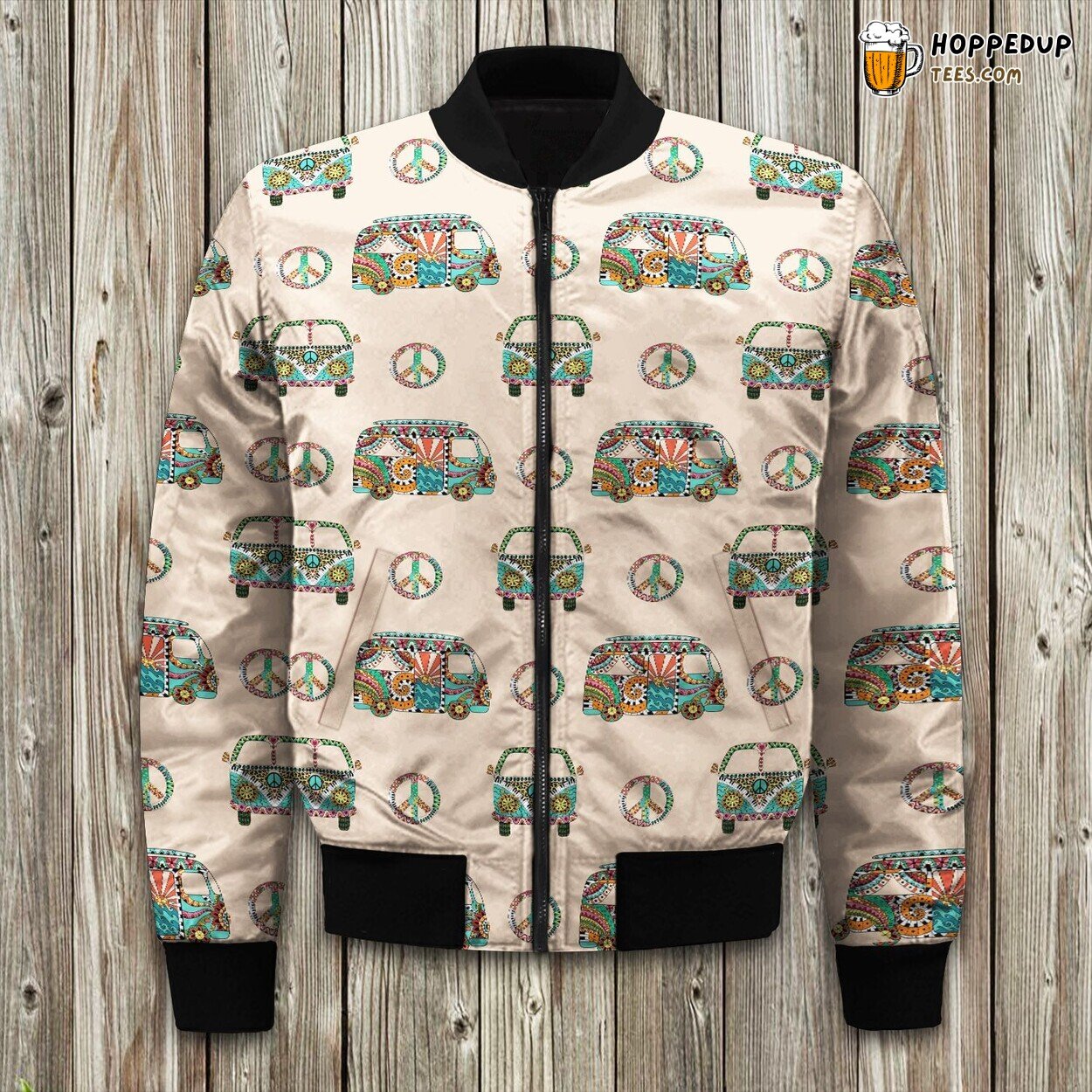Hippie Bus Awesome Bomber Jacket