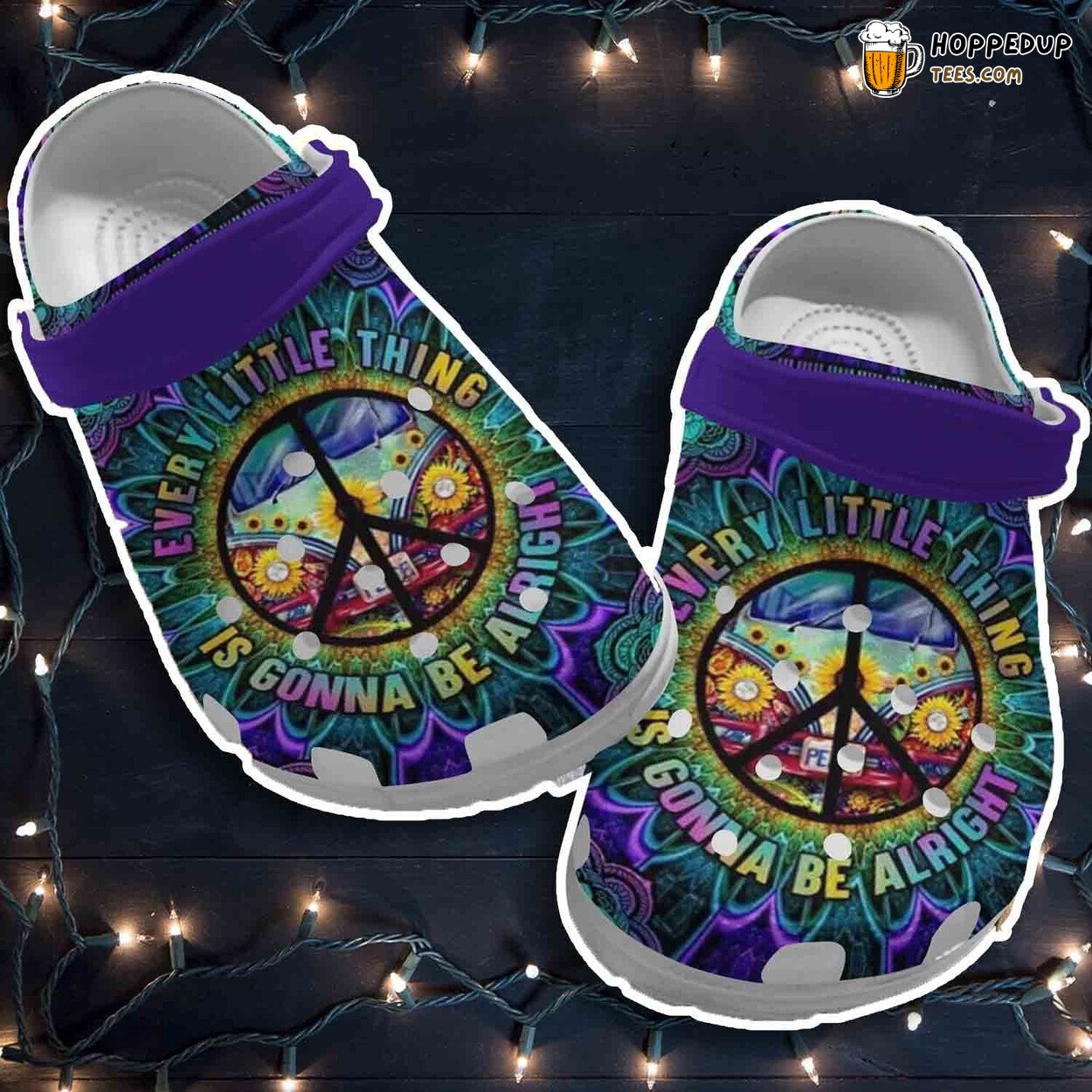 Hippie Bus Collection Shoes Clogs Be Alright Gifts Son Daughter Unique
