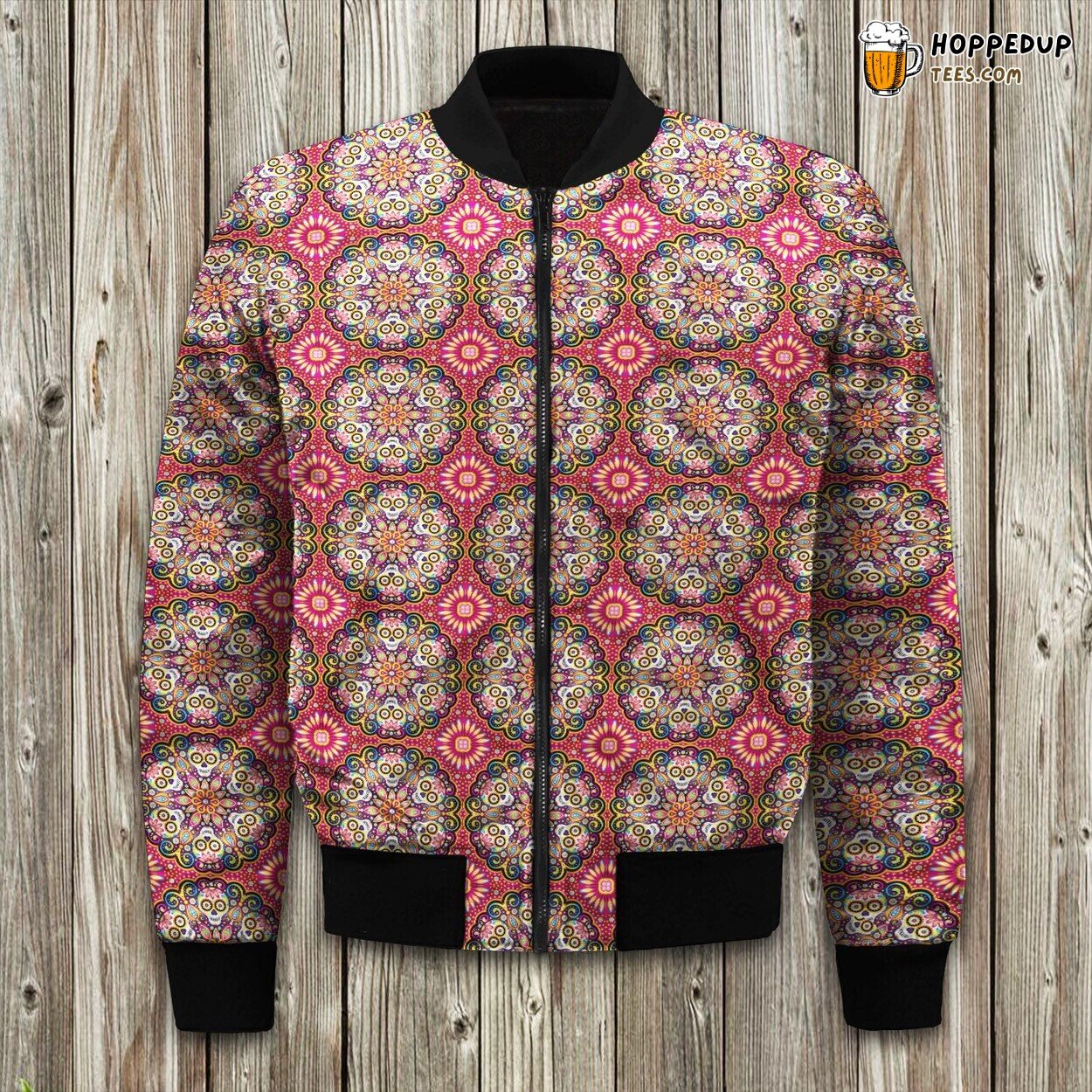 Hippie Colorful Amazing Bomber Jacket