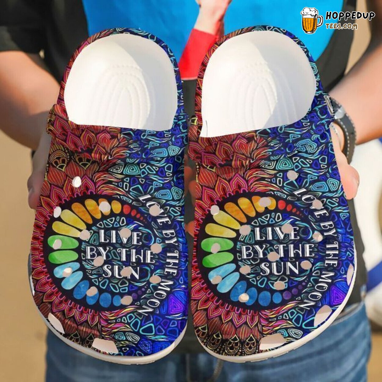 Hippie Inspired Live By The Sun Classic Comfortable Clogs Shoes