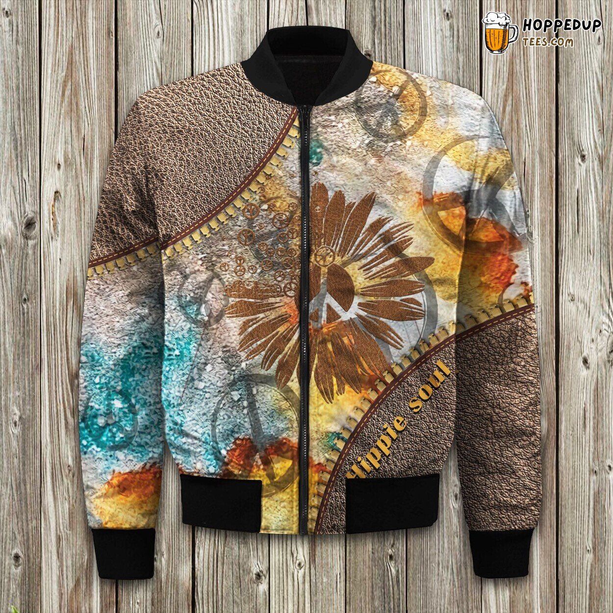 Hippie Let It Be Bomber Jacket