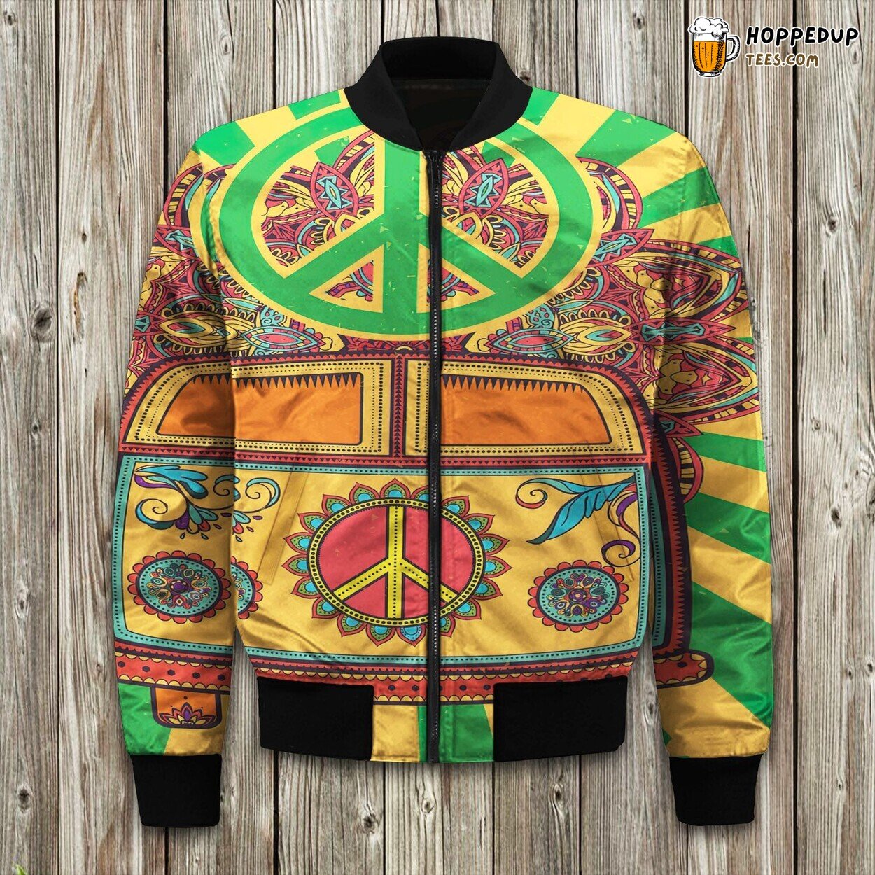 Hippie Love Vintage Best Bomber Jacket