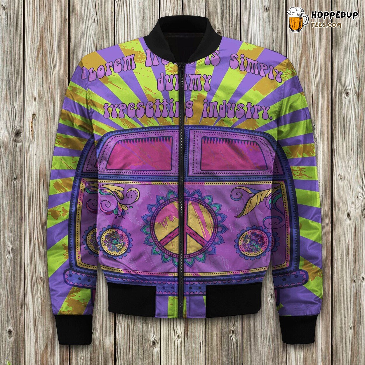 Hippie Love Vintage Good Bomber Jacket