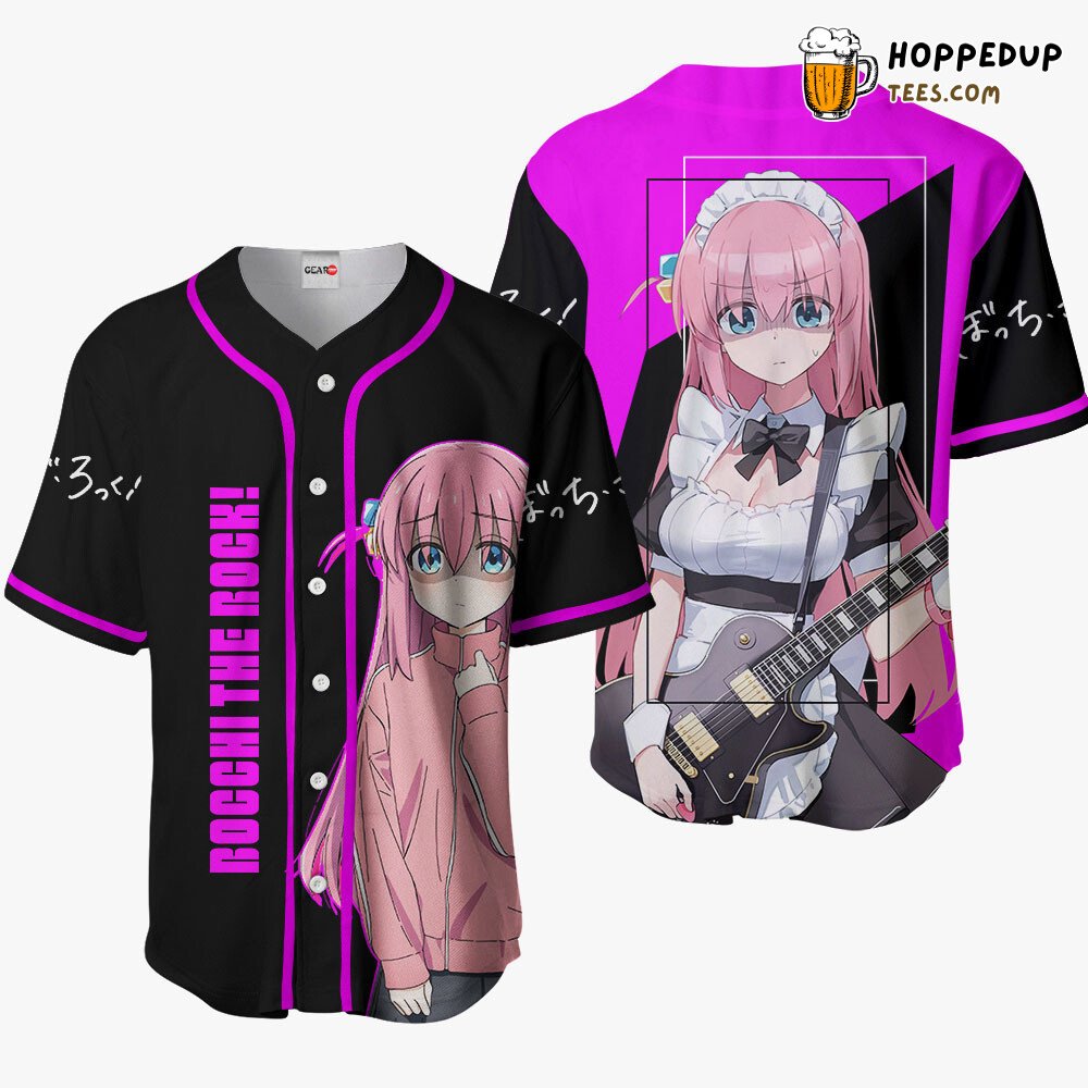 Hitori Gotoh Distinctive Unique Anime Baseball Jersey Shirt Design Edition