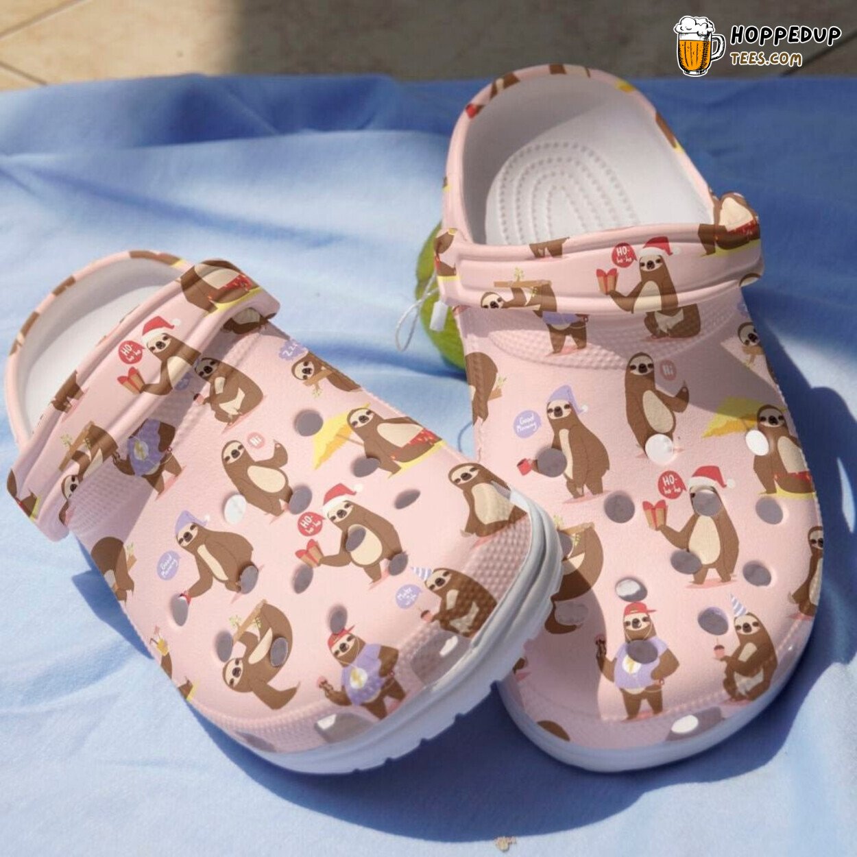 Hobby Sloth Read Eat Enjoy Birthday Gift Comfortable Clogs