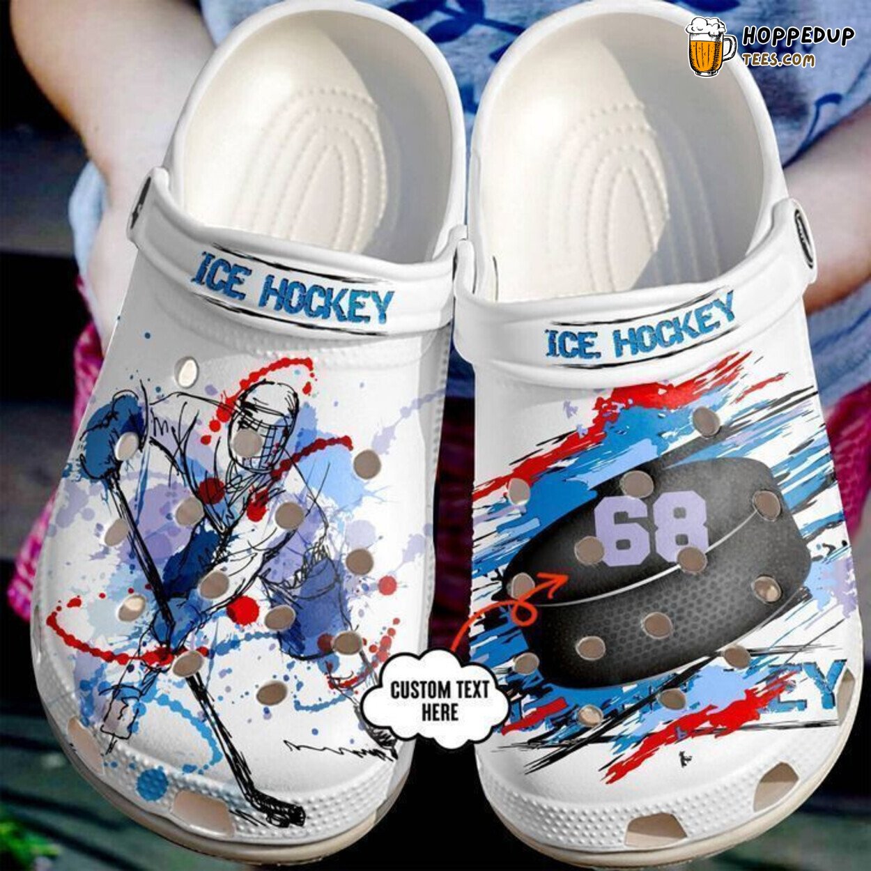 Hockey Personalized Season Classic Comfortable Clogs Athletic Inspired Footwear