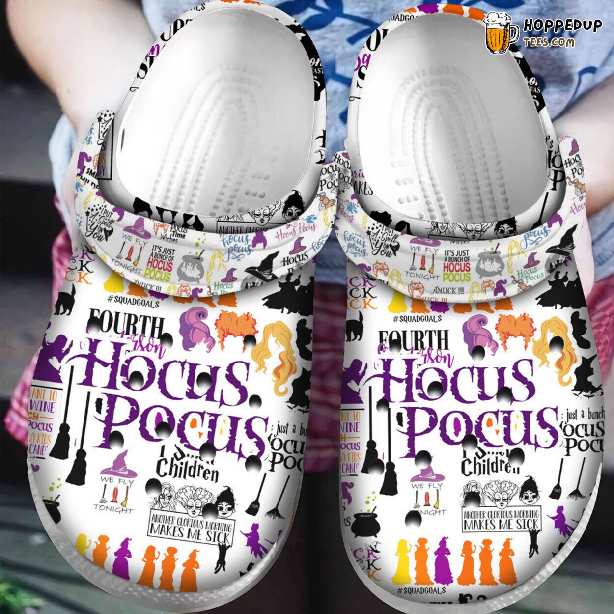Hocus Pocus Halloween Inspired Classic Clogs Comfortable Shoes